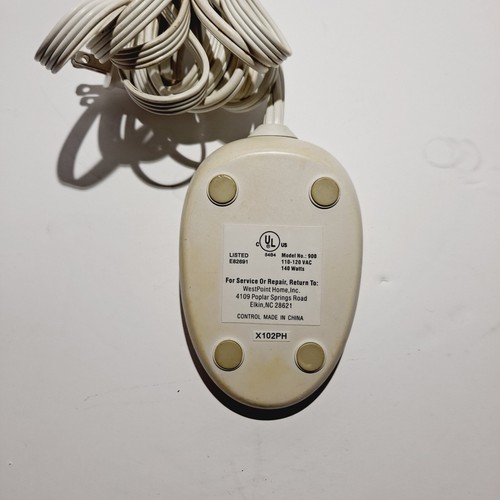 Westpoint Home Modell 900 elektrische Heizdeckensteuerung 4 Zinken E82691 - Bild 3 von 5