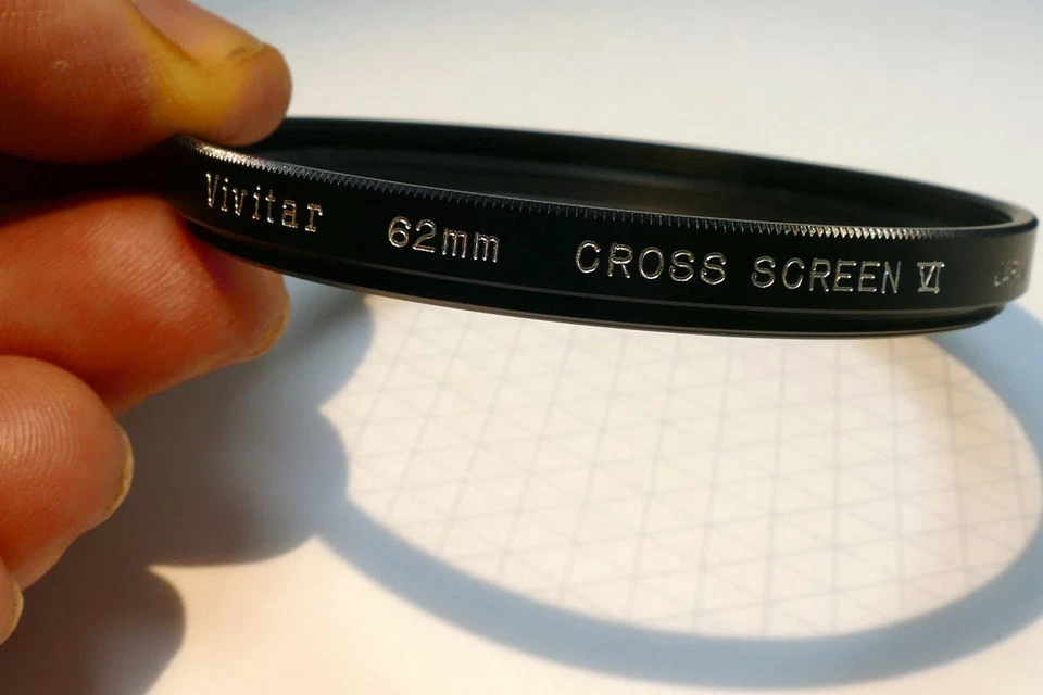 Vivitar  62mm Lens Filter Cross Screen VI Octagon  star - Image 3 of 4