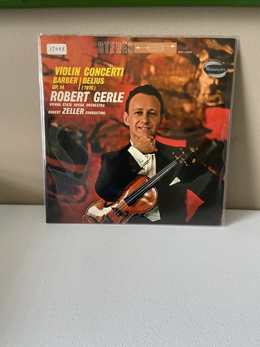 BARBER/DELIUS: Violin Concert ROBERT GERLE Westminster STEREO LP WST 17045 - Picture 7 of 7