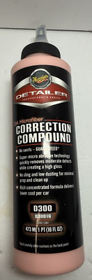 Meguiar's D30016 Meguiar's Automotive DA Microfiber Correction Compound, 16 oz