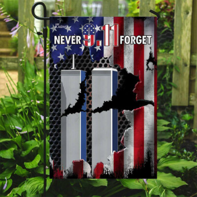 Patriot Day,September 11 Patriots Day, We Will Never Forget, Garden Flag