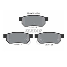 Textar 2131201 Bremsbelagsatz Scheibenbremse Hinten für Honda Rover MG