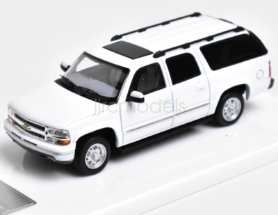 9L-011 MK Minitures 1/64 シボレー サバーバン ホワイト CHEVROLET SUBURBAN SUV WHITE 1/64 SCALE DIECAST CAR MODEL BY