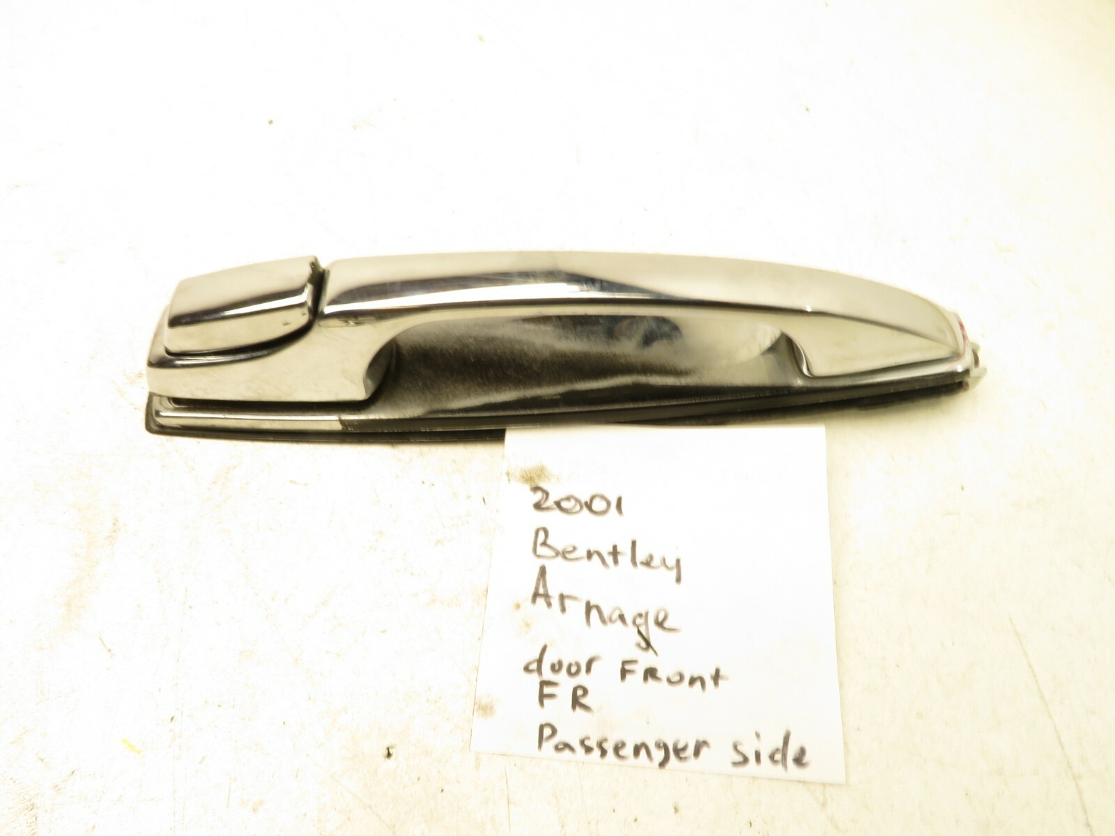 1999-2004 BENTLEY ARNAGE FRONT RIGHT PASSENGER SIDE DOOR HANDLE CHROME OEM