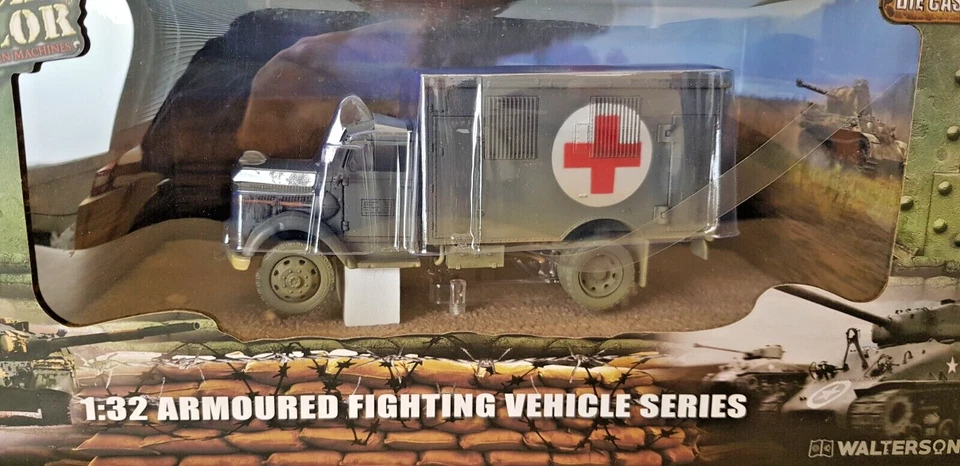 Forces Of Valor 1:32 801101B Opel Kfz.305 Blitz Ambulance German Army - Image 3 of 4
