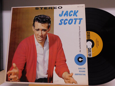 Jack Scott michigan RnR rockabilly press stereo 1962 LP Jack Scott on Carlton