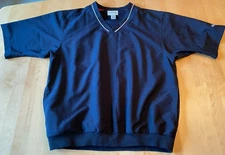 CUTTER & BUCK “ST PAULI GIRL” EMBROIDERED GOLF PULLOVER WEATHERPROOF SS SHIRT M