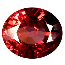 1.50 ct AAA Pretty Oval Shape 7 x 6 mm Pinkish Red Rhodolite Garnet Gemstone
