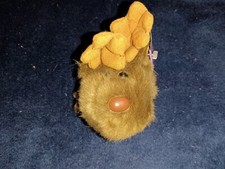 NWT Puffkins Gus the Brown Moose, Birthday 1-10-1997, 1994 MJC