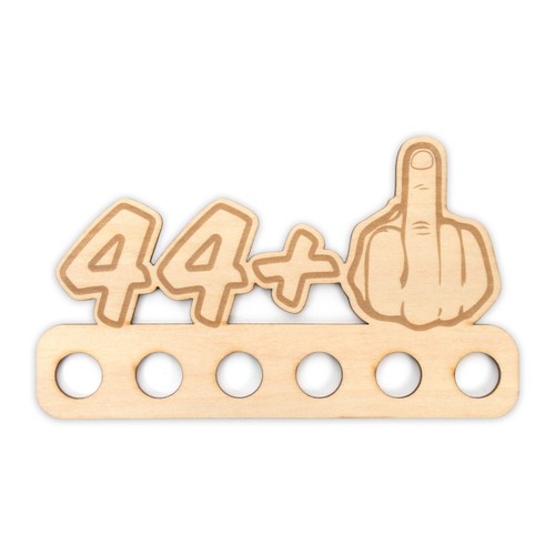 Geldgeschenk „Mittelfinger" zum 16. - 85. Geburtstag aus Holz für Männer - Bild 57 von 128