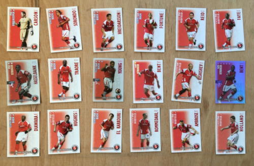 CHARLTON ATHLETIC FULL SET OF 18 SHOOT OUT 2006-2007 YELLOW BACK CARDS MAGIC BOX - Picture 1 of 2
