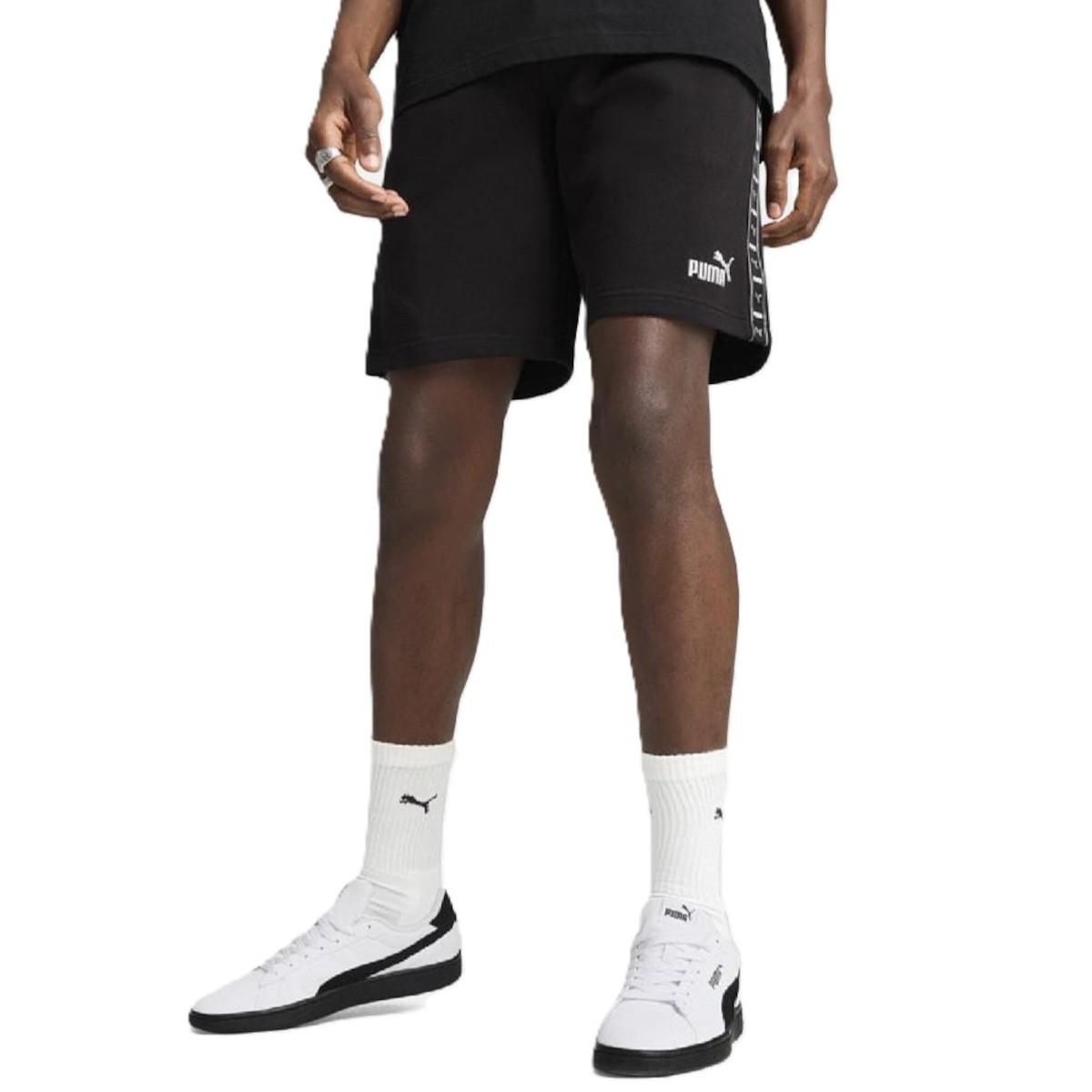 ШОРТЫ Puma Herrenkleidung Kurze hosen 68468301 ESS TAPE 9 тр Schwarz 7690₽