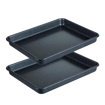 Walooza 11 Inch Nonstick Baking Sheets Set of 2, Carbon Steel Cookie Sheets f...