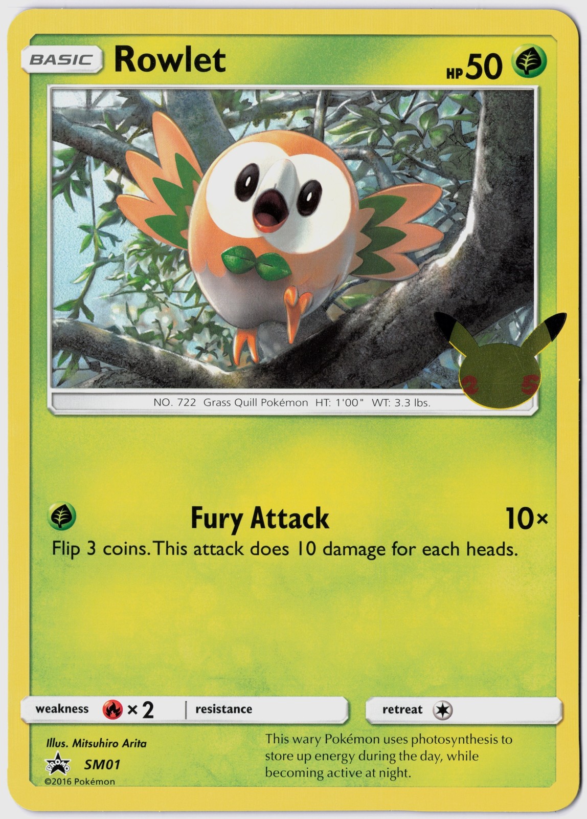 Rowlet SM01 Jumbo First Partner Pack NM