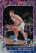 2019-20 Panini Ignas Brazdeikis Purple Fast Break (RC)