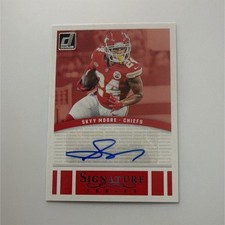 Panini 2024 Donruss Skyy Moore Kansas City Chiefs Signature Series Auto SSE-SMO