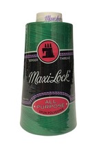 Maxi Lock Serger Thread Emerald Green Spun Polyester 3000 yd