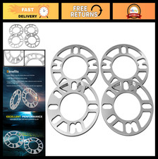 4 Pack Heavy-Duty Wheel Spacers 8mm, Fits 4  5 Lug Wheels, Multiple Bolt Patter