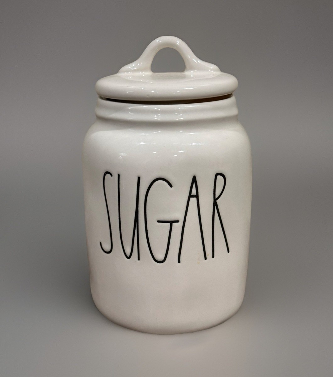 Rae Dunn SUGAR Canister with Lid Artisan Collection Farmhouse