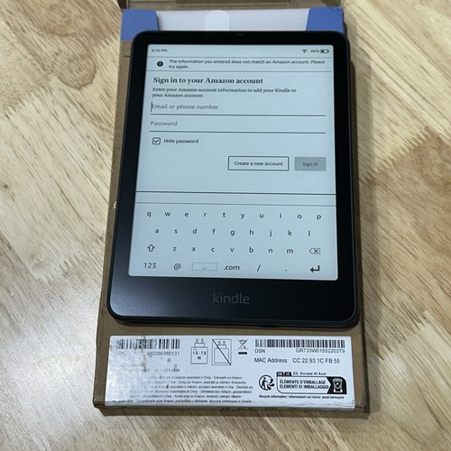 NEW Black 12th Gen Signature Edition Kindle PAPERWHITE 32GB (DESCRIPTION)
