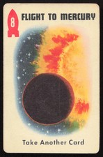 1952 Ed-U-Cards Space Race Card Game Flight to Mercury Deck No. 2 VG-VGEX