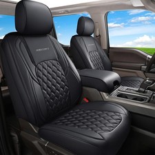 Huidasource Silverado Faux Leather Seat Covers Full Coverage Custom Fit for T...