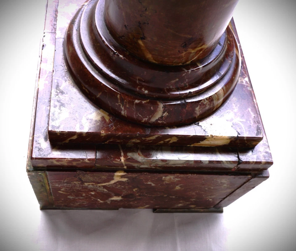 Французские мраморные колонные пьедесталы, около 1900 г. - Изображение 2 из 4