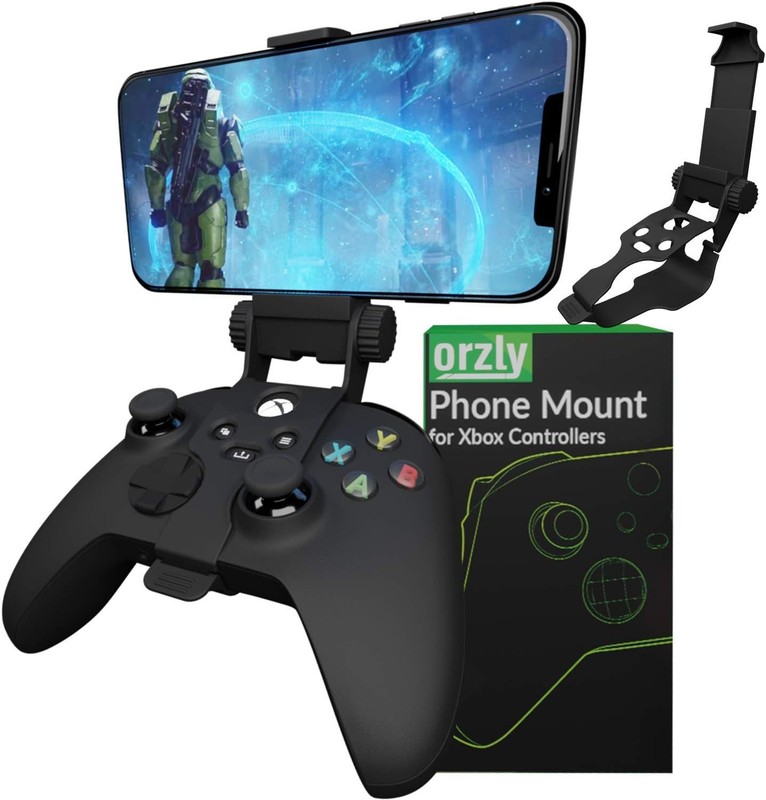 Orzly Xbox Series X Controller Mobile Gaming Clip, Xbox Controller Phone Mount