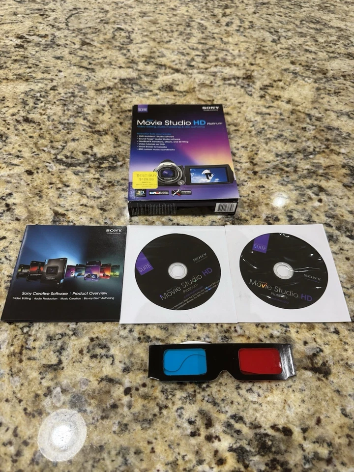 Sony Vegas Movie Studio HD Platinum Production Suite 11 Used - Image 2 of 4