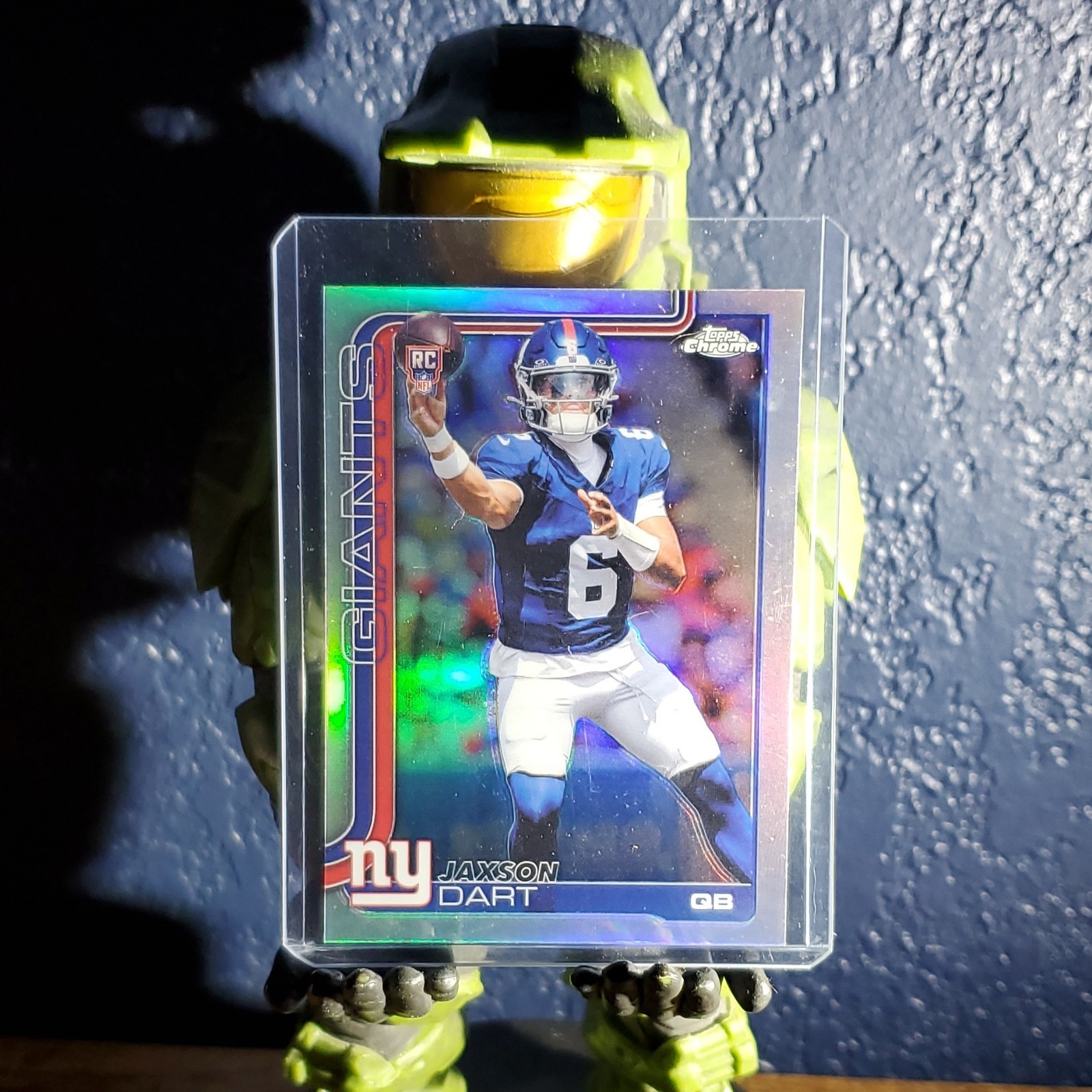 2025 Topps Chrome Jaxson Dart Silver refractor Rookie #332 New York Giants