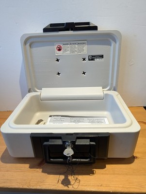 Sentry Safe 1100 feuerfeste Truhe feuerfeste Tragetasche mit 2 Schlüsseln & Handbuch