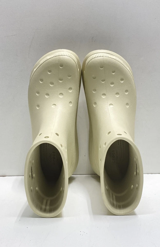 Crocs Men's Classic Rain Boot 208602 Beige EVA Pull-On US Size 8 - Image 4 of 4