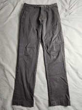 Todd Snyder Twill Chino Pants Mens Sz 28x32 Charcoal Gray Preppy Lightweight EUC