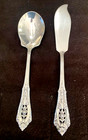 Rose Point Wallace Sterling Silver Flatware Service For 12 / 52 Pieces and adds — photo 7