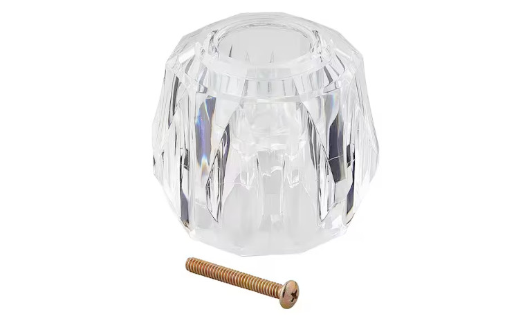 Glacier Bay Aragon Tub and Shower Acrylic Handle Replacement for Single-Missing
