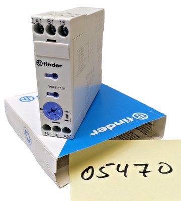 Finder Industrie Zeitrelais 8A 250V  87.01.0.240.000 Multifunktions  Zeitrelais