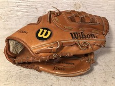 Wilson A2654 Tom Glavine Signature Leather Baseball Glove RH Throw 11 1/2  