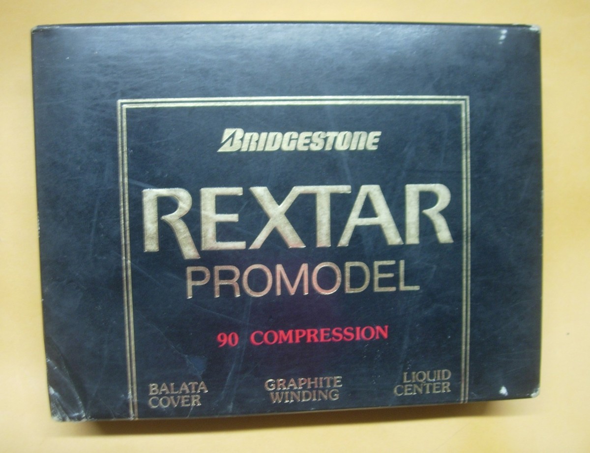 pm Bridgestone REXTAR PROMODEL Balata Golf Ball 90 Compression