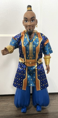 #ad NWOT Disney Hasbro 2018 Aladdin 12quot; Genie Action Figure Hasbro Will Smith Doll $17.99