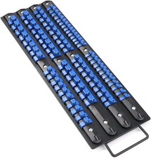 80-piece Heavy Duty Socket Organizer 14-inch 38-inch 12-inch Premium Q...