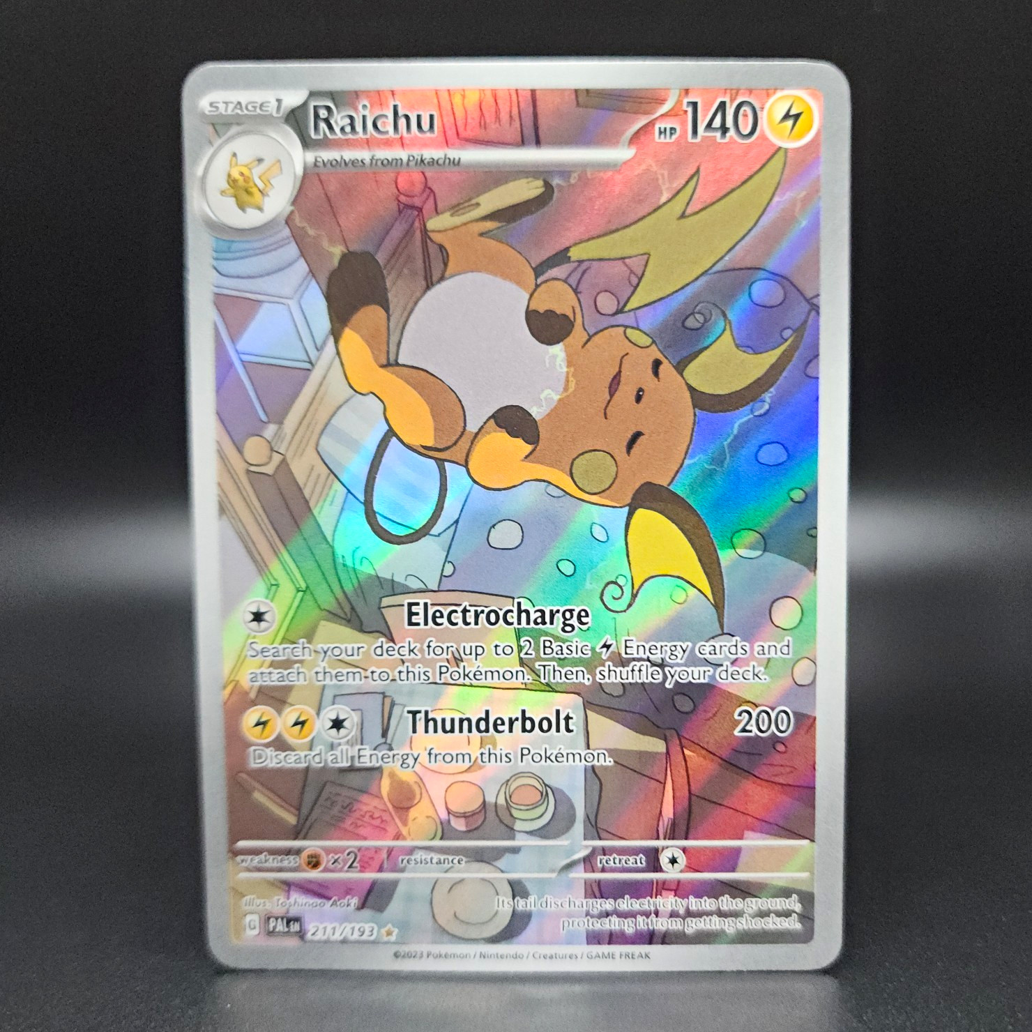 Raichu 211/193 Sv02: Paldea Evolved Illustration Rare Holo (English)