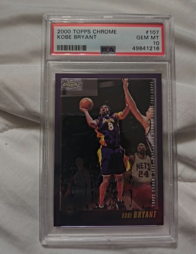 Kobe Bryant #107 2000 Topps Chrome card