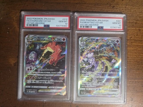 Charizard 212/172 Mewtwo 221/172 SAR VSTAR Universe Pokemon Card Japanese