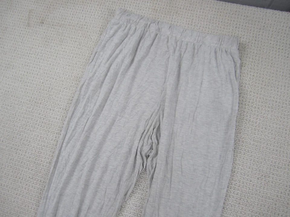 Pantalones de pijama Old Navy para mujer gris medio sueño domingo jogger salón puños suaves Foto 2 de 4
