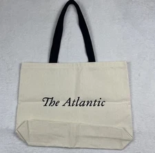 The Atlantic Magazine Classic Canvas Tote Bag 18”x14” USA Made Envirotote