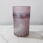 New ListingVintage Alfredo Barbini Murano Purple Scavo Glass Vase