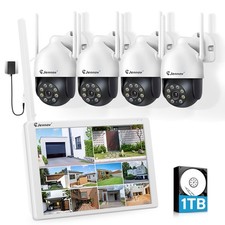 Security Camera System Wireless Monitor Outdoor 1TB Home Outdoor 10CH Audio WiFi