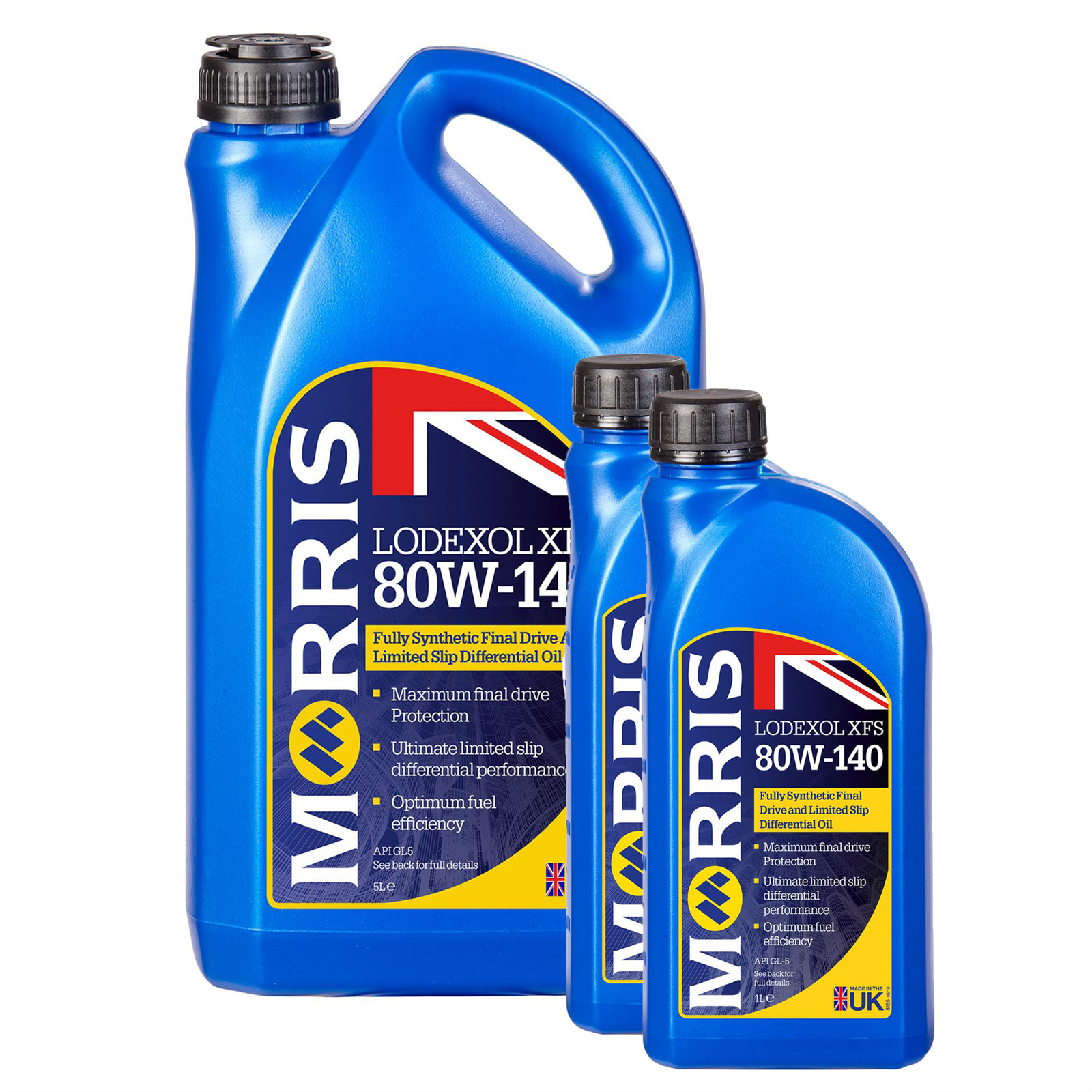 7L Morris 80W-140 Fully Synthetic Limited Slip Gear Oil Lodexol XFS API GL-5+ - Image 2