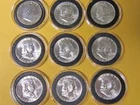 1963 (P) Franklin Half Dollar Gem Proof 90% Silver LOT of NINE