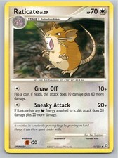 2007 POKEMON SECRET WONDERS RATICATE 61/132 UC NM A97572 FREE S&H